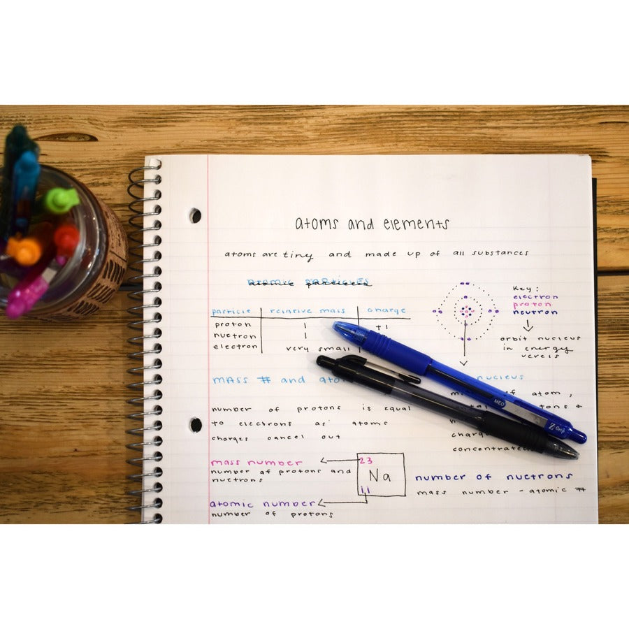 Zebra Pen Z-Grip Retractable Ballpoint Pens - 0.7 mm Pen Point - Retractable - Black Ink - 1 Pack