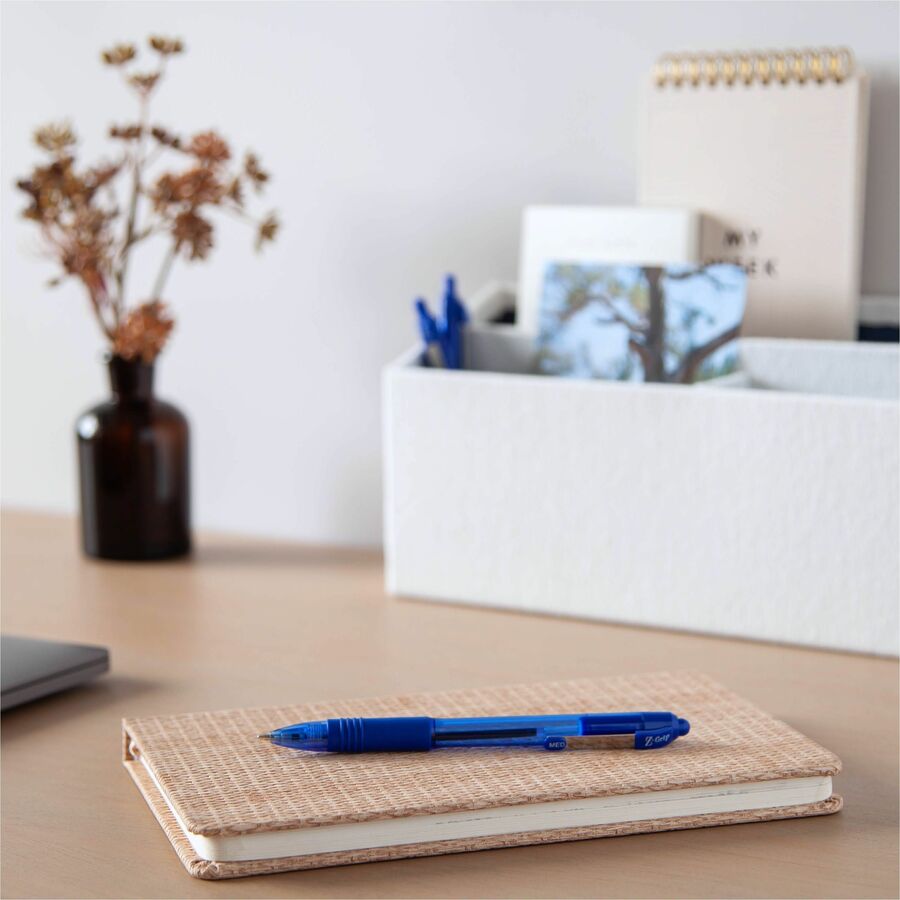 Zebra Pen Z-Grip Retractable Ballpoint Pen - 0.7 mm Pen Point - Retractable - Blue Ink - 1 Pack