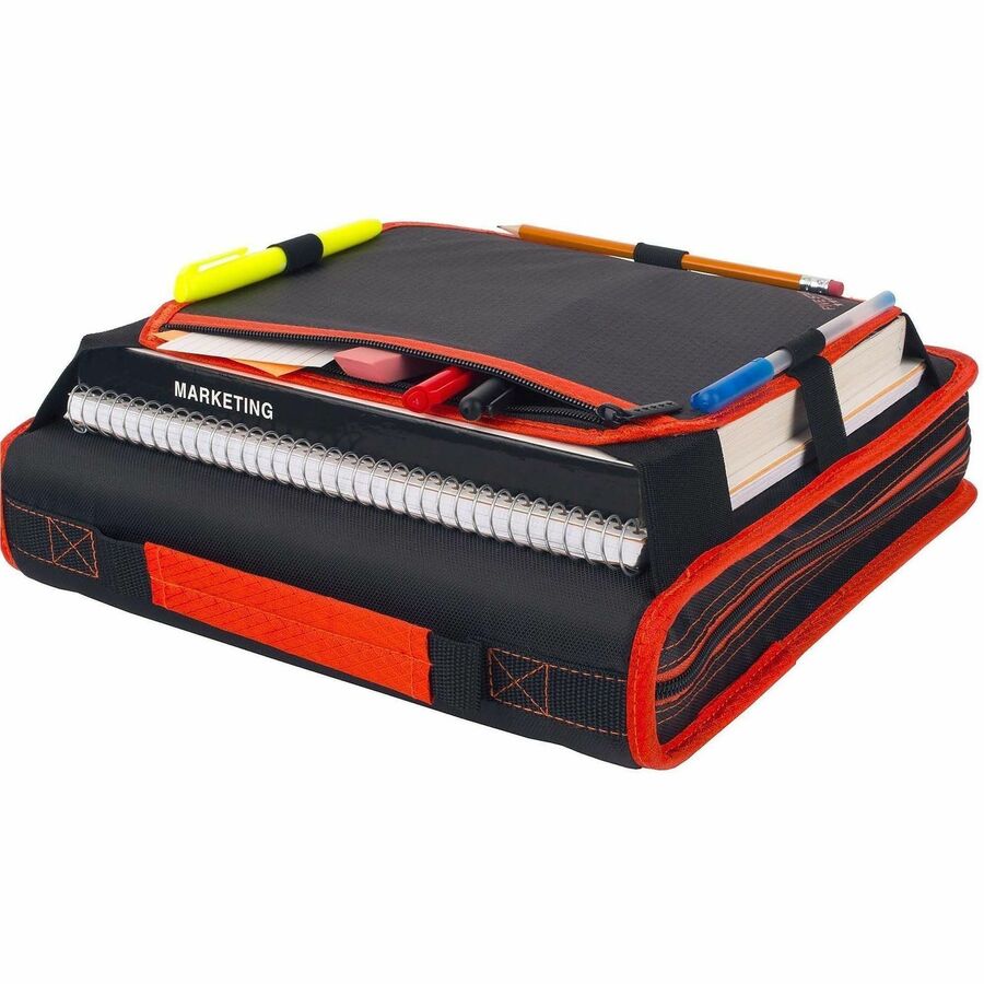Five Star Zipper Binder With Expansion Panel, 2" Rings, Assorted Colors - 2" Binder Capacity - Letter - 8 1/2" x 11" She