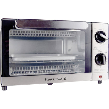 HAUS-MAID Toaster Oven - Toast, Bake, Broil, Bake - Gray