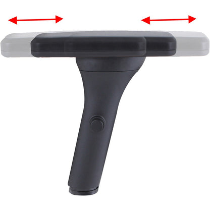 Lorell Big & Tall Mesh Back Office Chair - Fabric Seat Material - Black - Armrest - 1 Each