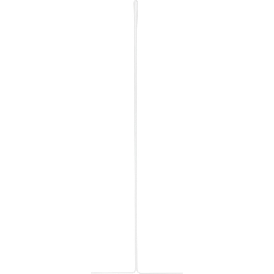 Lorell T-base Standing Sign Holders - Support 8.50" x 11" Media - Acrylic - Clear - 2 / Pack