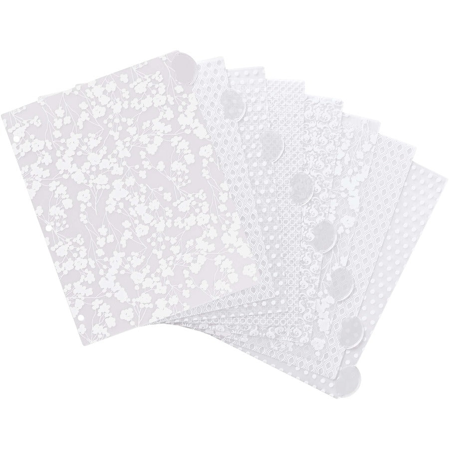 Avery® Style Edge Insertable Plastic Dividers - 8 x Divider(s) - 8 Tab(s) - 8 - 8 Tab(s)/Set - 8.5" Divider Width x 11" 