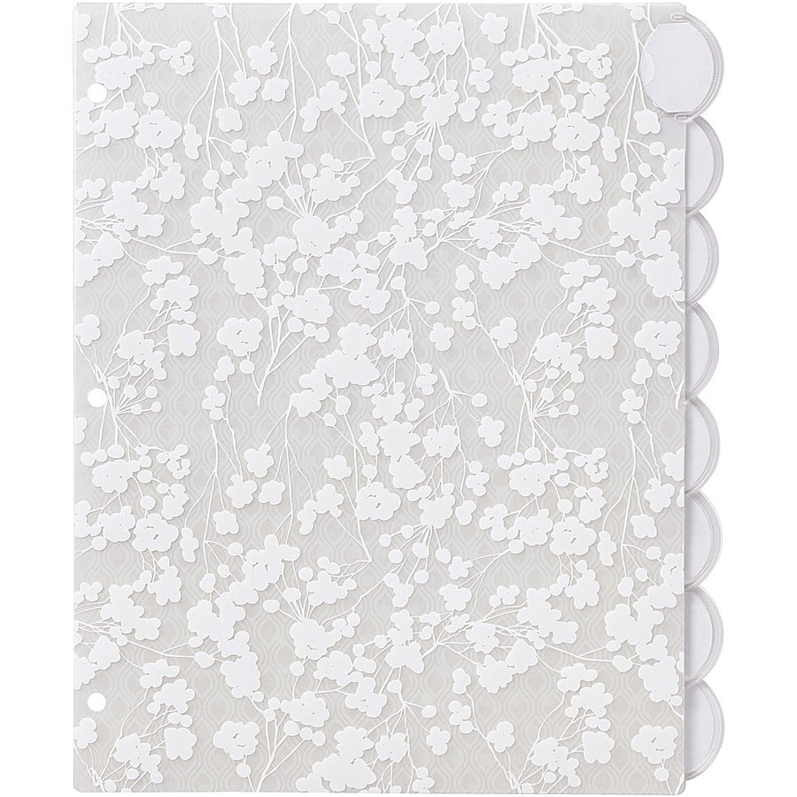 Avery® Style Edge Insertable Plastic Dividers - 8 x Divider(s) - 8 Tab(s) - 8 - 8 Tab(s)/Set - 8.5" Divider Width x 11" 