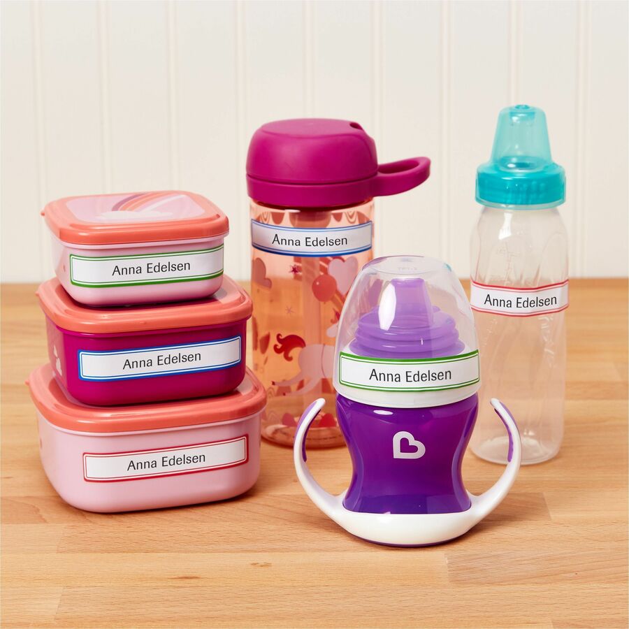 Avery® Kids Gear Durable Labels - 5/8" Height x 5/8" Width x 3 1/2" Length - Permanent Adhesive - Rectangle - Inkjet, La