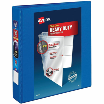 Avery® DuraHinge Ring Binder - 1 1/2" Binder Capacity - Letter - 8 1/2" x 11" Sheet Size - 375 Sheet Capacity - 375 Ring