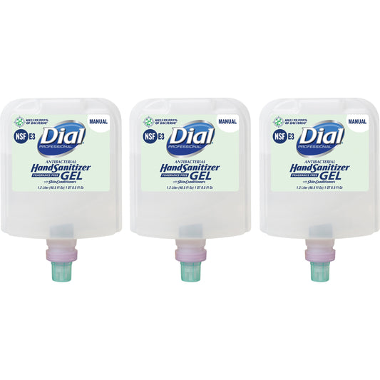 Dial Hand Sanitizer Gel Refill - 1.27 quart - Bacteria Remover - Healthcare, Daycare, Office, School, Restaurant - Clear