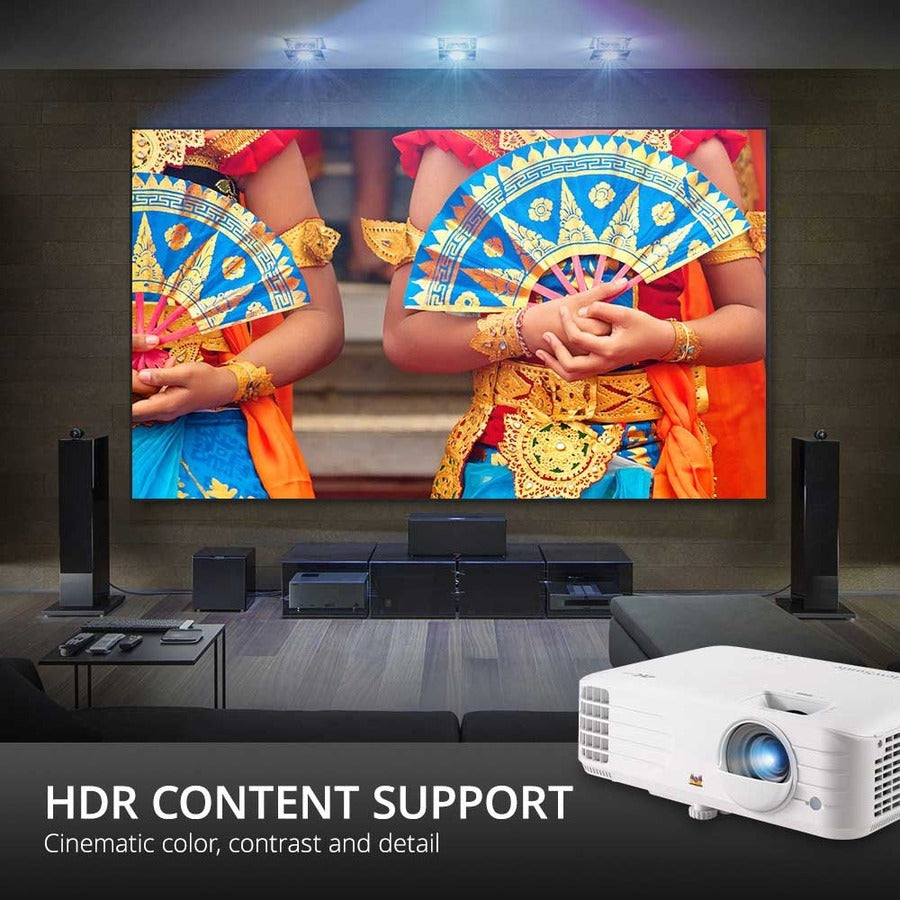 ViewSonic PX701-4K Standard Throw DLP Projector - 16:9 - Ceiling Mountable - 3840 x 2160 - Front - 2160p - 6000 Hour Nor