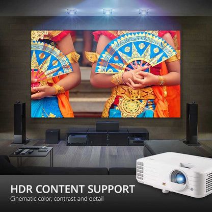ViewSonic PX701-4K Standard Throw DLP Projector - 16:9 - Ceiling Mountable - 3840 x 2160 - Front - 2160p - 6000 Hour Nor