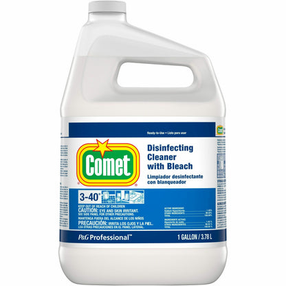 Comet Disinfectant - 128 fl oz (4 quart) - Heavy Duty, Deodorize, Non-abrasive - Blue/Green - 1 Bottle
