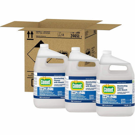 Comet Disinfectant - For Multipurpose - Liquid - 128 fl oz (4 quart) - 3 / Carton
