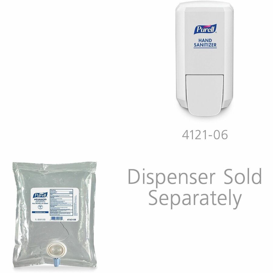 PURELL® CS2 Hand Sanitizer Dispenser (4142-06) for CS2 Hand Sanitizer Refills - Manual - 1.06 quart Capacity - 1 Each