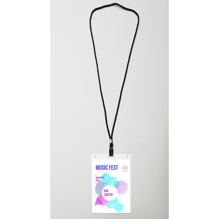 Avery® Vertical Name Badges - 4 1/4" x 6" - Printable, Durable, Reusable - White - 1 Carton
