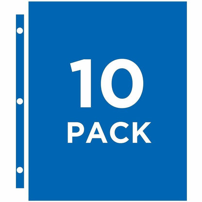 Avery® Trading Card Pages - 90 x Trading Card Capacity - 3 x Rings - Ring Binder - Clear - 10/Pack - 1 Carton