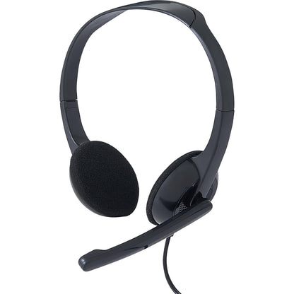 Verbatim Stereo Headset with Microphone - Stereo - Mini-phone (3.5mm) - Wired - 32 Ohm - 20 Hz to 20 kHz - Over-the-head