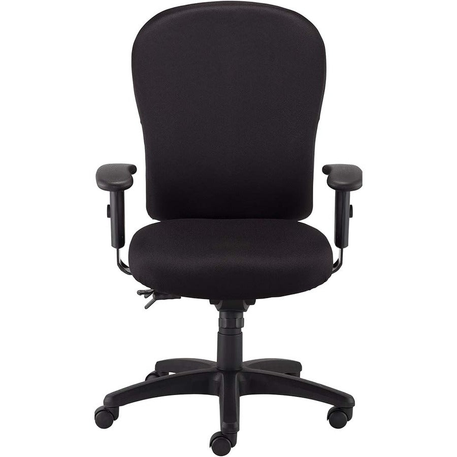 Eurotech 4x4 Task Chair - High Back - 5-star Base - Perfection Black - Armrest - 1 Each