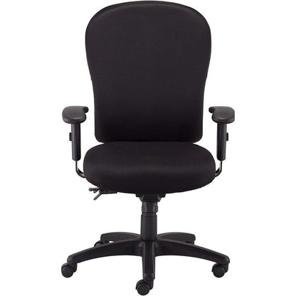 Eurotech 4x4 Task Chair - High Back - 5-star Base - Perfection Black - Armrest - 1 Each