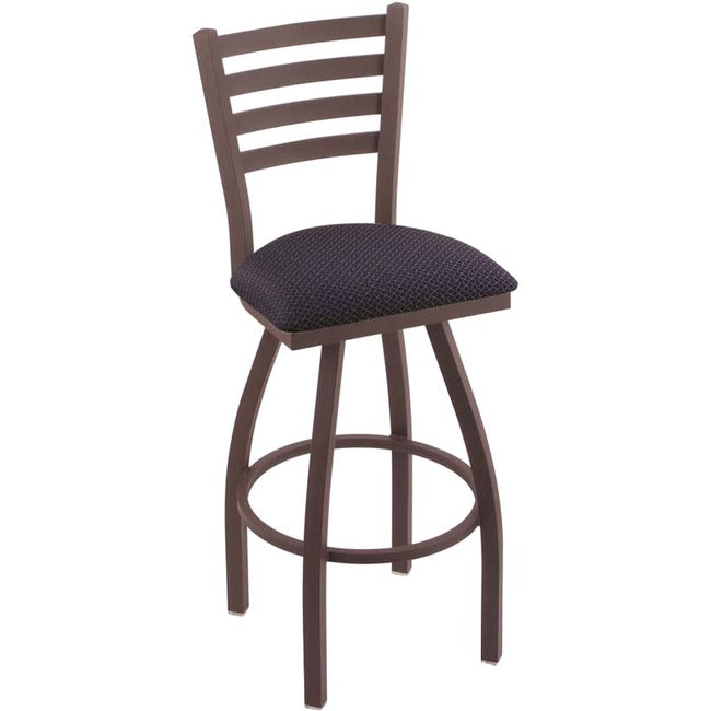 Holland Bar Stools Bar Stool Jackie Swivel Stool - Black Seat Color - High Density Foam (HDF), Hardwood, Vinyl, Fabric S