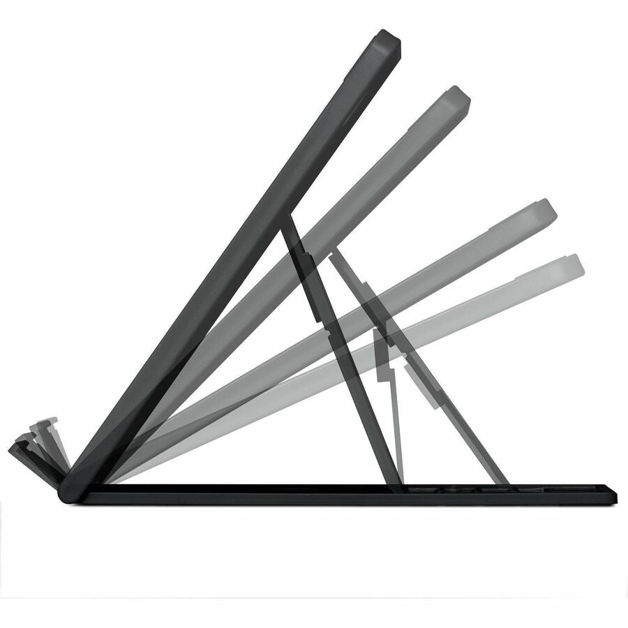 Kensington SmartFit Easy Riser Go Adjustable Ergonomic Riser for up to 17" Laptops - Black - Up to 17" Screen Support - 