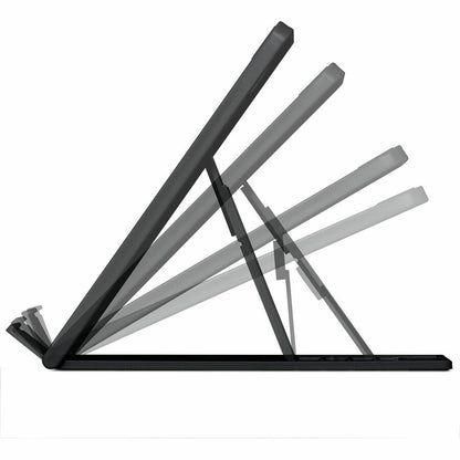 Kensington SmartFit Easy Riser Go Adjustable Ergonomic Riser for up to 17" Laptops - Black - Up to 17" Screen Support - 