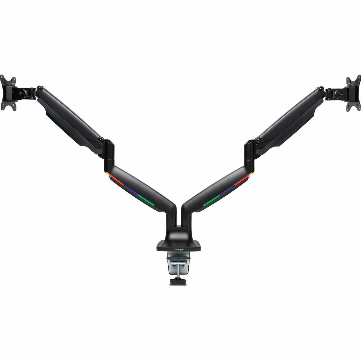 Kensington SmartFit Mounting Arm for Monitor, Flat Panel Display, Curved Screen Display - Black - Height Adjustable - 2 