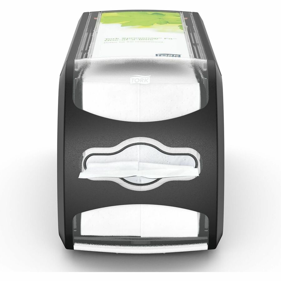 TORK Xpressnap Fit Countertop Napkin Dispenser - Interfolded Dispenser - 12.8" Height x 4.8" Width x 5.6" Depth - Plasti