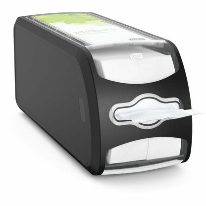 TORK Xpressnap Fit Countertop Napkin Dispenser - Interfolded Dispenser - 12.8" Height x 4.8" Width x 5.6" Depth - Plasti
