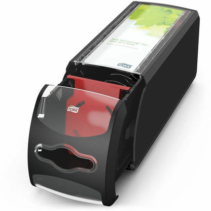 TORK Xpressnap Fit Countertop Napkin Dispenser - Interfolded Dispenser - 12.8" Height x 4.8" Width x 5.6" Depth - Plasti