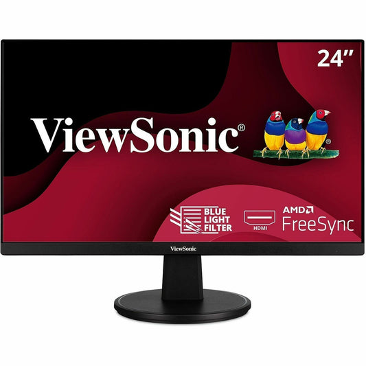 ViewSonic Value VA2447-MH 24" Class Full HD LED Monitor - 16:9 - Black - 23.8" Viewable - Multi-domain Vertical Alignmen