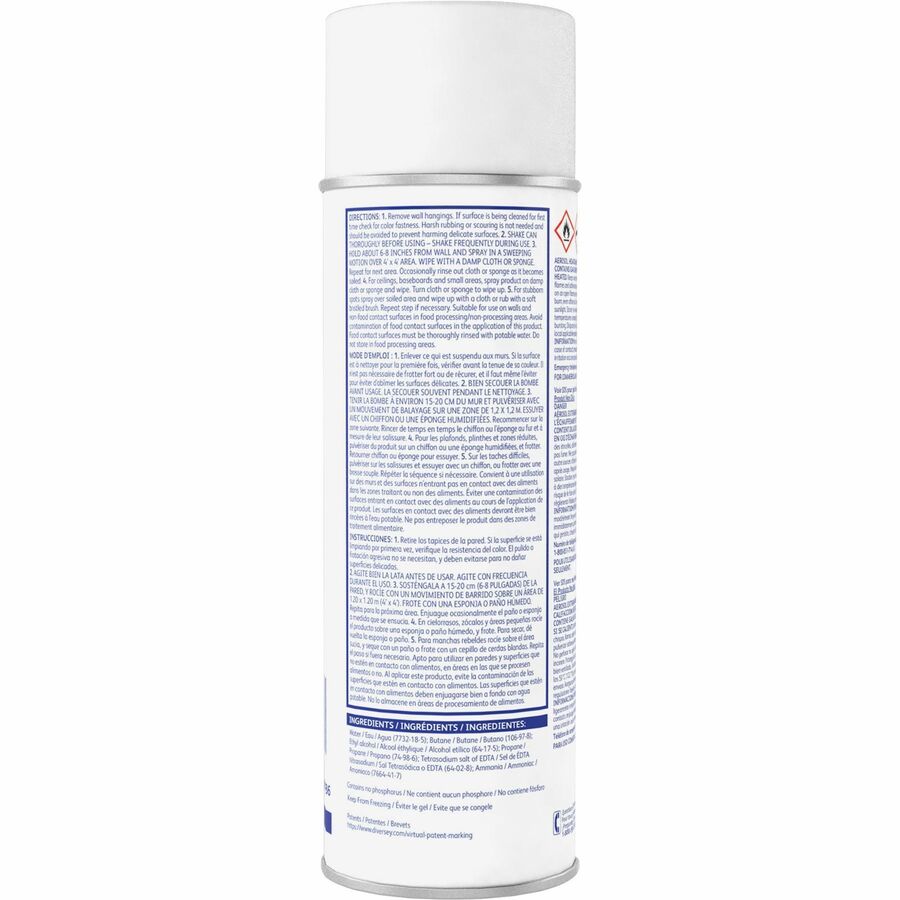 Diversey Wall Power Foaming Wall Washer - Ready-To-Use - 20 oz (1.25 lb) - Floral, Cherry Scent - Scrub-free, Color-free