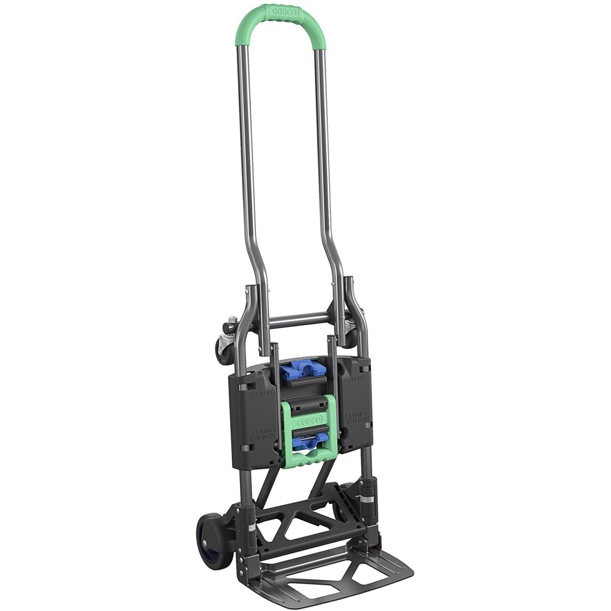 Cosco Shifter Hand Truck & Cart - 300 lb Load Capacity - 4 Casters - Steel - 16" Width x 3.90" Depth x 31.50" Height - G