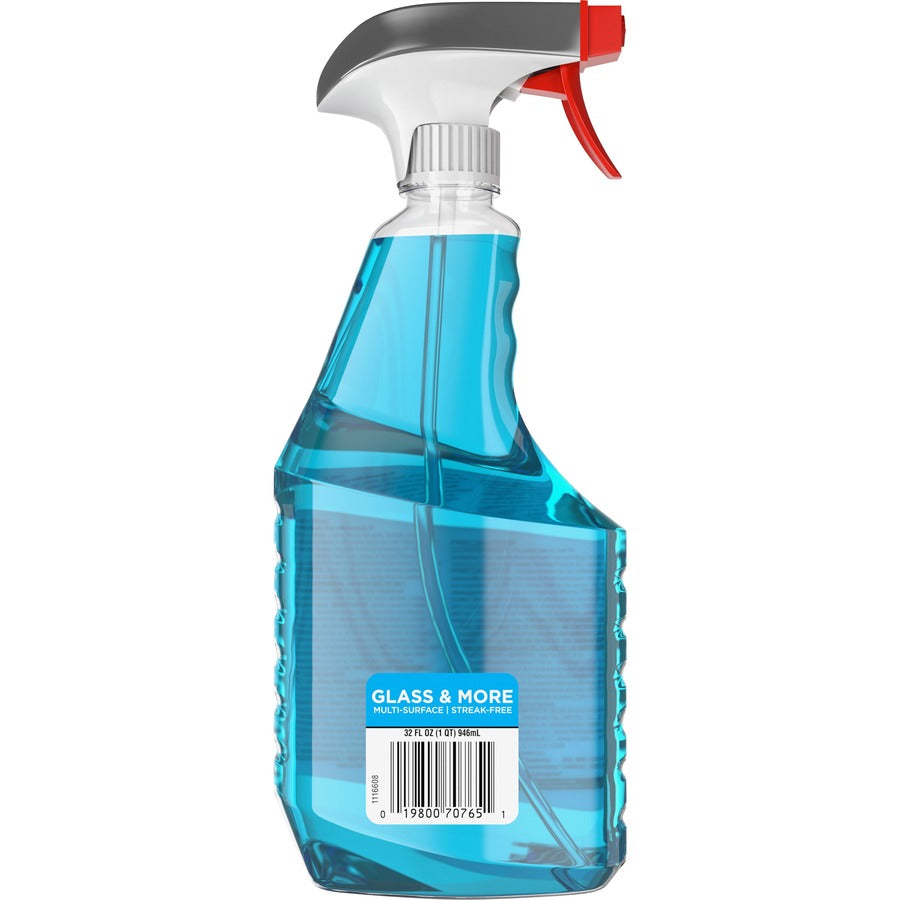 Windex® Glass & More Streak-Free Cleaner - 32 fl oz (1 quart) - Streak-free, Phosphorous-free - Blue - 8 / Carton