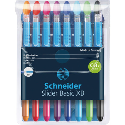 Schneider Slider Basic XB Ballpoint Pen Wallet - 1.4 mm Extra Broad Pen Point - 1 Pack