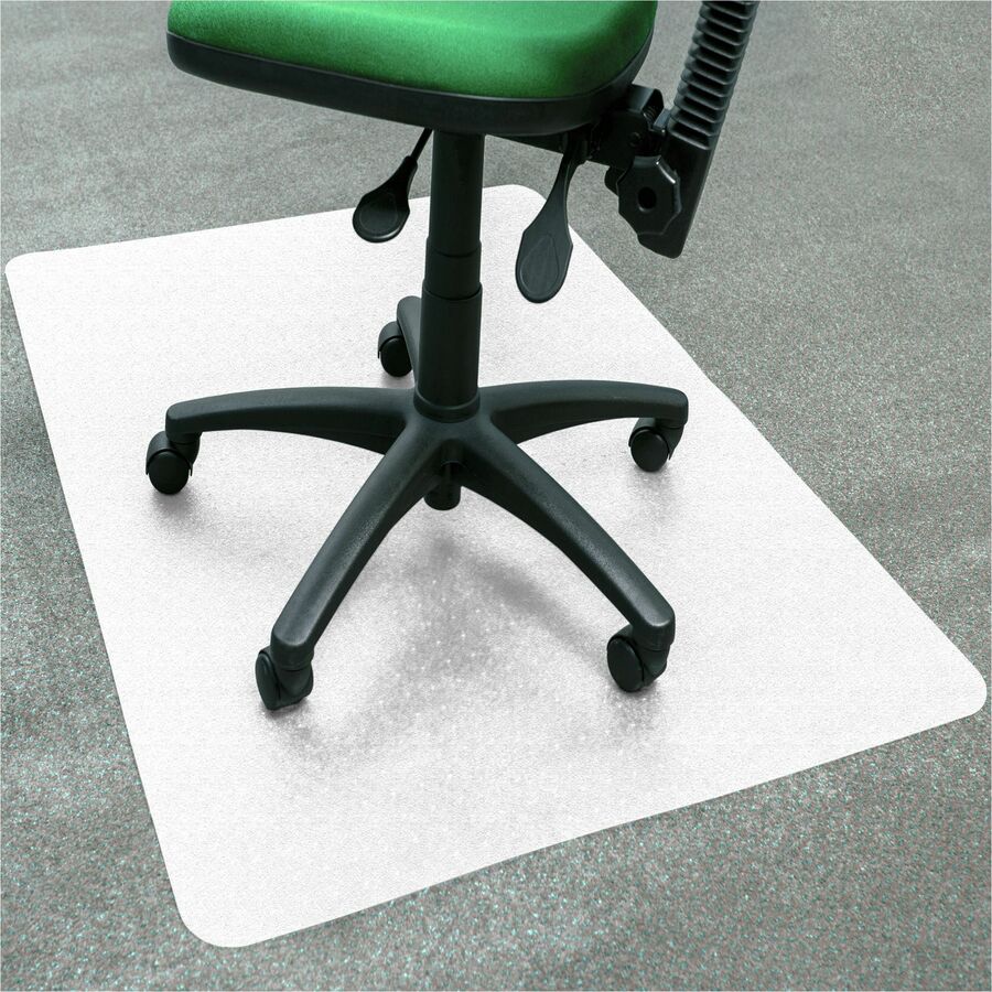 Floortex Polypropylene Rectangular Foldable Chair Mat for Carpets - 35" x 46" - Carpet - 1 Each