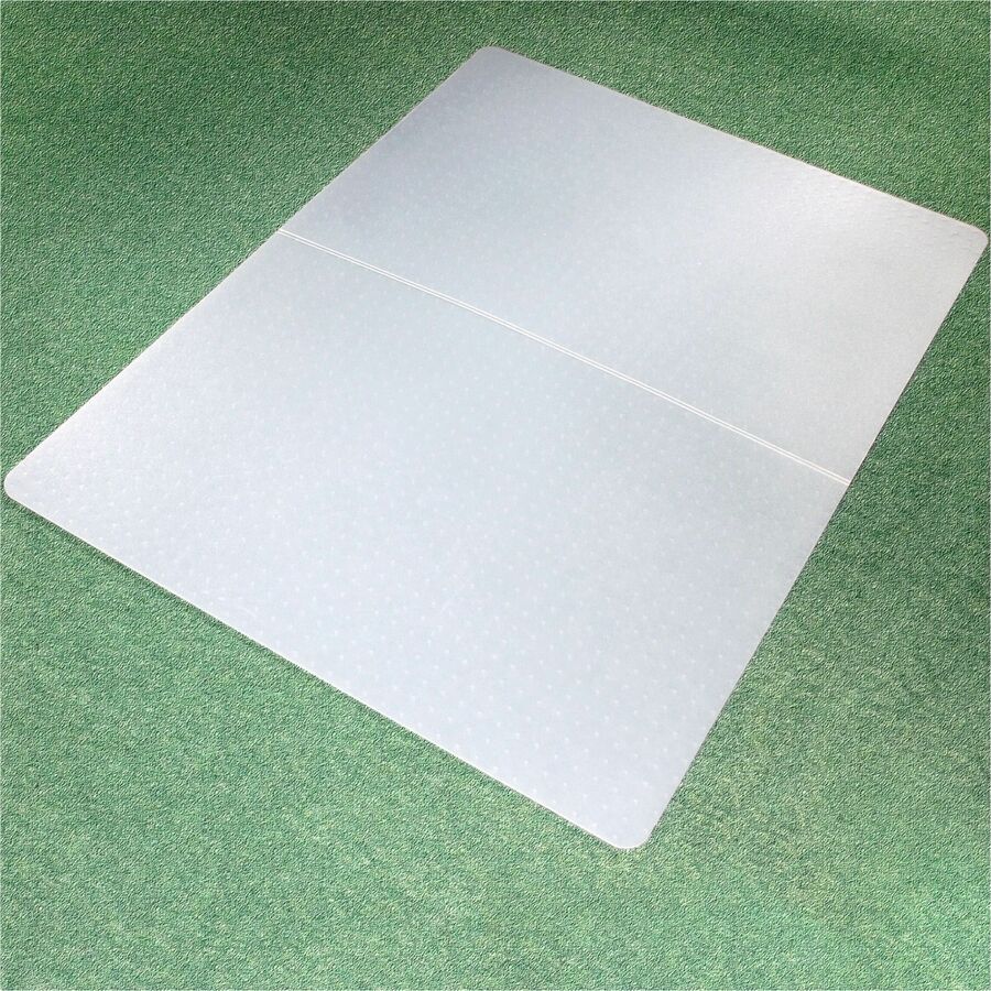 Floortex Polypropylene Rectangular Foldable Chair Mat for Carpets - 35" x 46" - Carpet - 1 Each