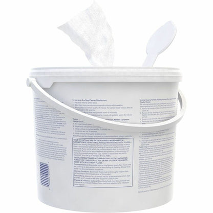 Diversey One-Step Ready-to-Use Hospital Disinfectant Cleaner Wipe - Ready-To-Use - 99.20 oz (6.20 lb) to - Cherry Almond