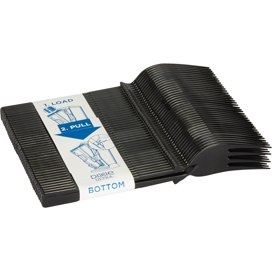 SmartStock Fork - Fork - 40 x Fork - Disposable - Black - 24 / Carton