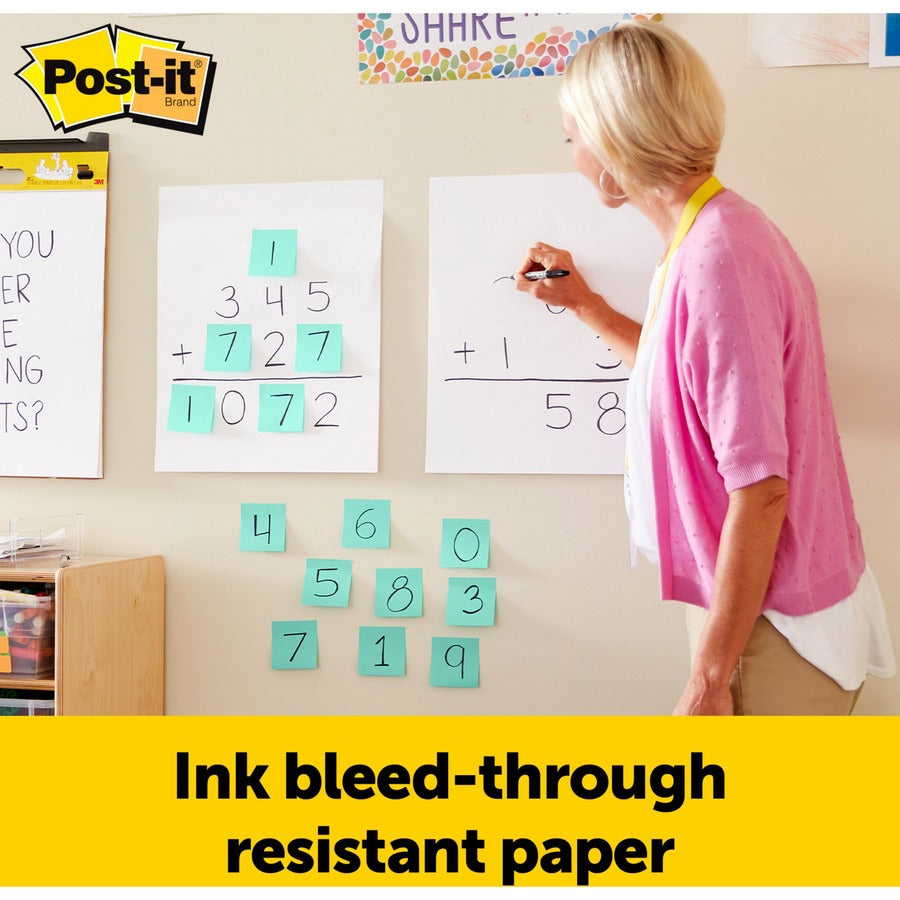 Post-it® Post it Super Sticky Mini Easel Pad - 1 Subject(s) - 20 Sheets - Stapled - 2 / Pack