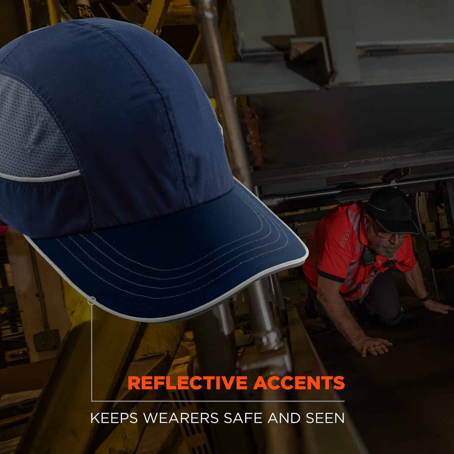 Ergodyne 8950XL Bump Cap Hat - Recommended for: Industrial, Mechanic, Factory, Home, Baggage Handling - Extra Large - 1 