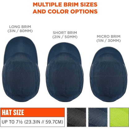 Ergodyne 8955 Lightweight Bump Cap Hat - Recommended for: Industrial, Mechanic, Factory, Home, Baggage Handling - 1 Each