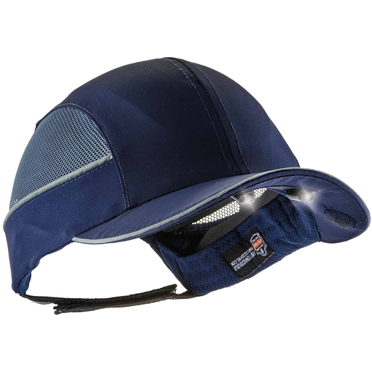 Ergodyne 8960 Bump Cap Hat with LED Light - Recommended for: Industrial, Mechanic, Factory, Home, Baggage Handling - 1 E