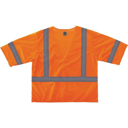 Ergodyne 8310HL Type R C-3 Economy Vest - Recommended for: Construction, Emergency, Utility, Baggage Handling, Flagger -