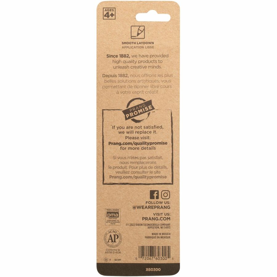 Prang Charcoal Pencils - Black Lead - 2 / Each