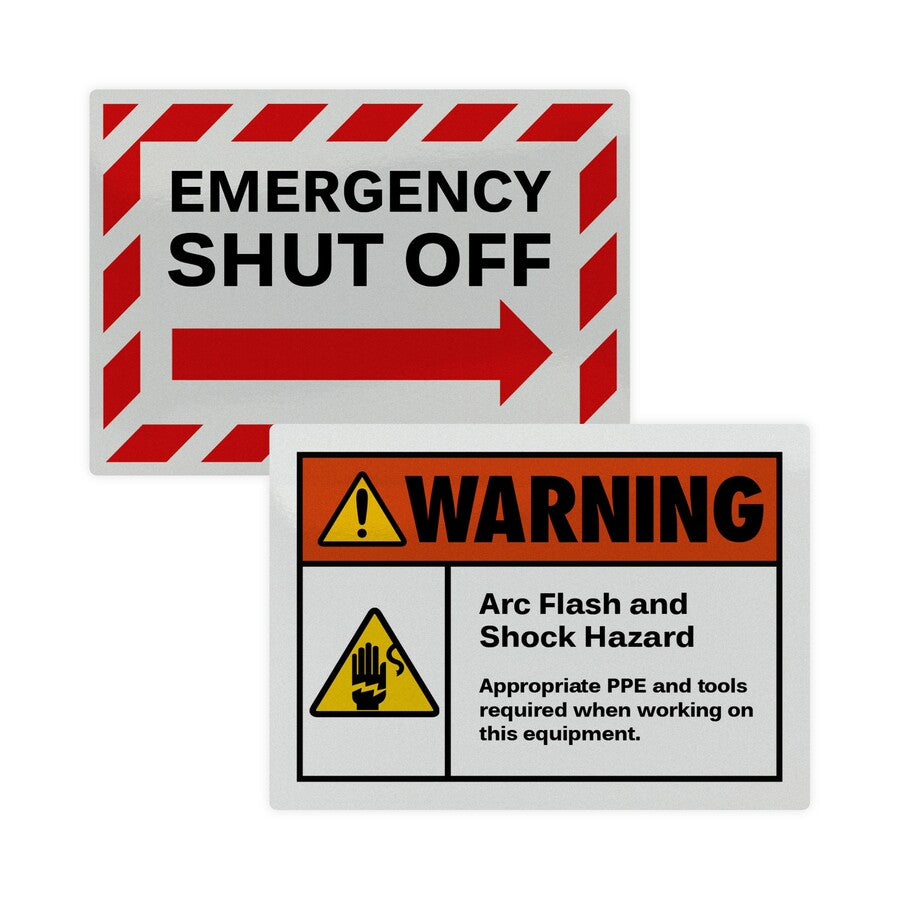 Avery® Reflective Sign Labels - 3 1/2" Width x 5" Length - Permanent Adhesive - Rectangle - Laser - Silver - Film - Wate