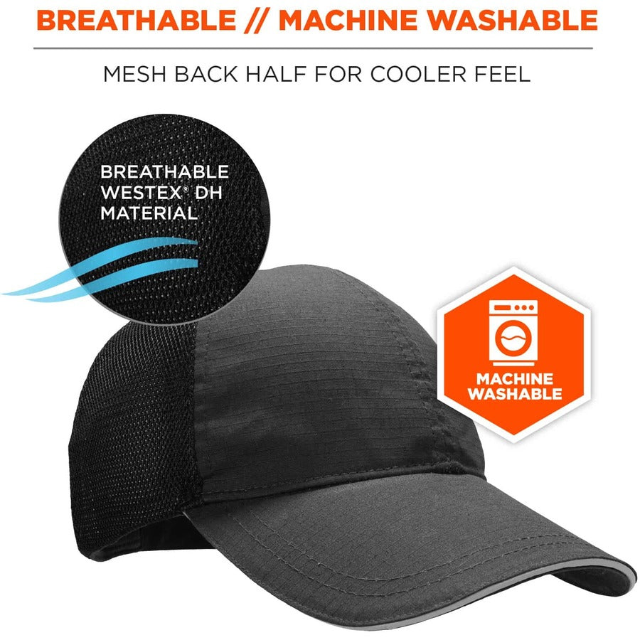 Ergodyne 8946 Standard Baseball Cap - 1 Each