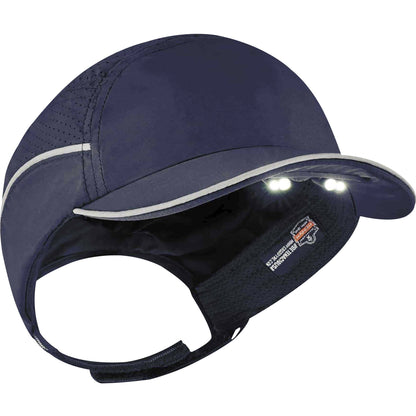 Ergodyne 8965 Bump Cap Hat with LED Light - Recommended for: Mechanic, Baggage Handling, Factory, Home, Industrial - 1 E