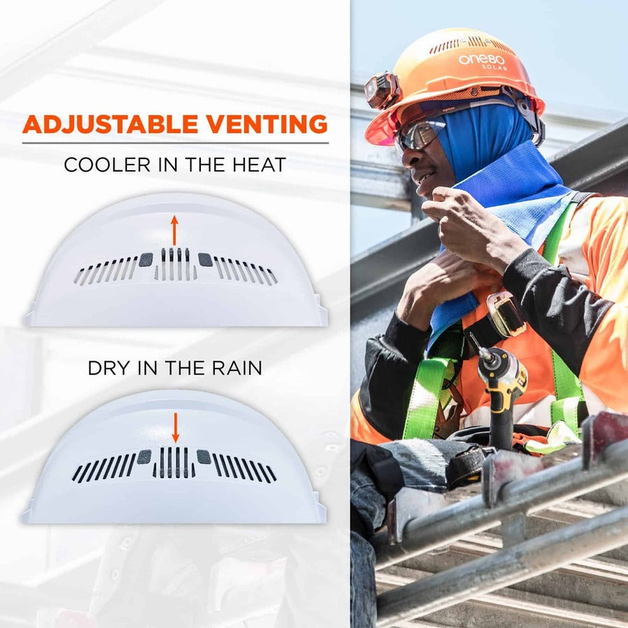 Ergodyne 8972LED Cap-Style Hard Hat - Recommended for: Construction, Utility, Oil & Gas, Construction, Forestry, Mining,