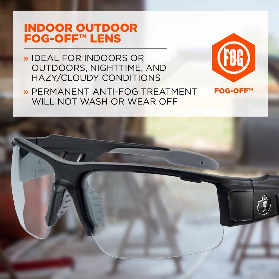 Ergodyne Dagr AF Clear Safety Glasses - 1 Each
