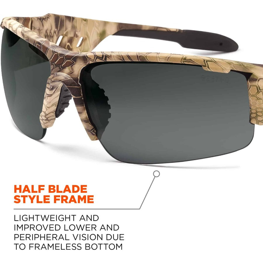 Ergodyne Dagr AF Smoke Safety Glasses - 1 Each