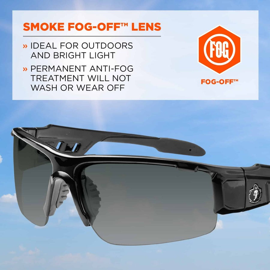 Ergodyne Dagr AF Smoke Safety Glasses - 1 Each